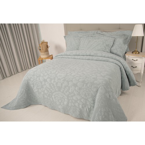 Покрывало Tivolyo home NISA серый 240х260