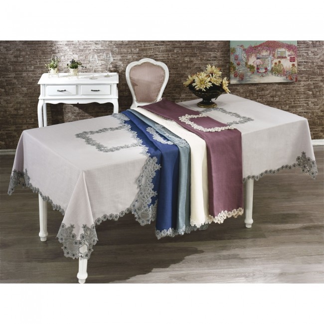 Скатерть Grazie home ELEGANCE бежевый 160х260