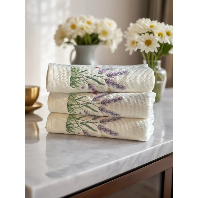 Набор кухонных полотенец Tivolyo Home SECRET GARDEN 3 предмета