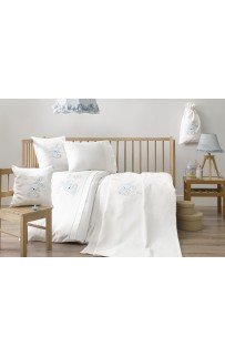 Комплект детского постельного белья Tivolyo Home MR BUNNY с покрывалом