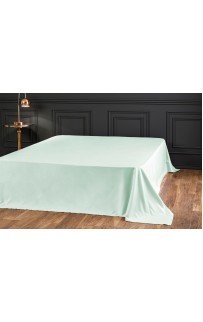 Простыня Tivolyo Home сатин бирюзовый KING SIZE