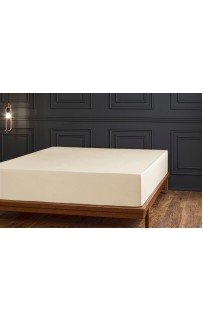 Простыня на резинке Tivolyo Home экрю 180х200