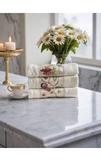 Набор кухонных полотенец Tivolyo Home BUNCH FRUIT 3 предмета Набор кухонных полотенец Tivolyo Home BUNCH FRUIT 3 предмета