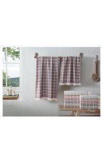 Набор полотенец Tivolyo Home CHANEL бежевый 2 предмета