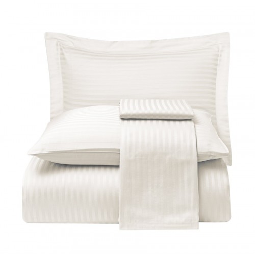 Комплект постельного белья Tivolyo Home JAQUARD кремовый Евро