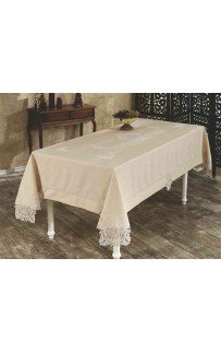 Скатерть Grazie home FIRUZE бежевый 160х220