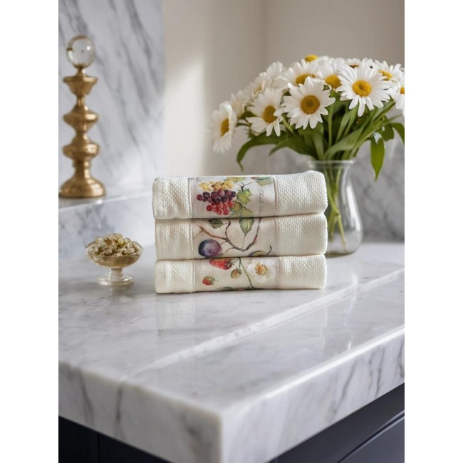 Набор кухонных полотенец Tivolyo Home BUNCH FRUIT 3 предмета