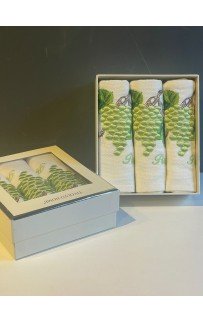 Кухонное полотенце Tivolyo Home WISTERIA зеленый 50х70