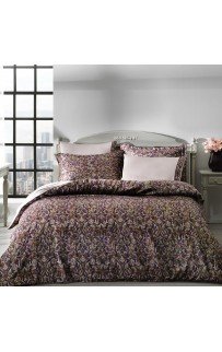 Комплект постельного белья Tivolyo Home VELVET бордовый Евро