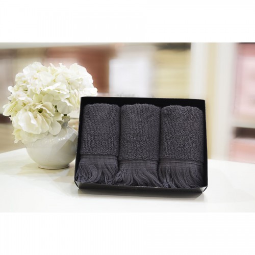 Салфетка Soft cotton DESTAN лиловый 3 предмета