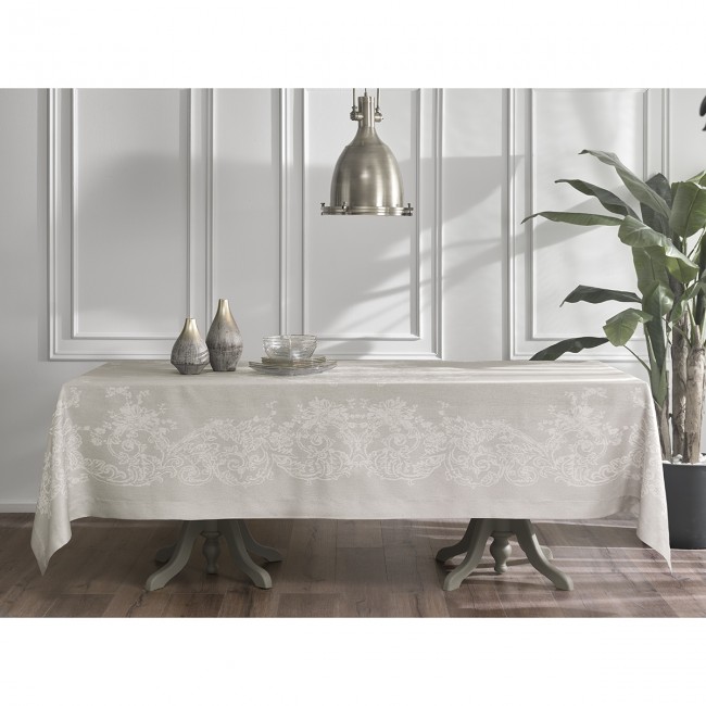 Скатерть Tivolyo Home JESTER серый 160х280