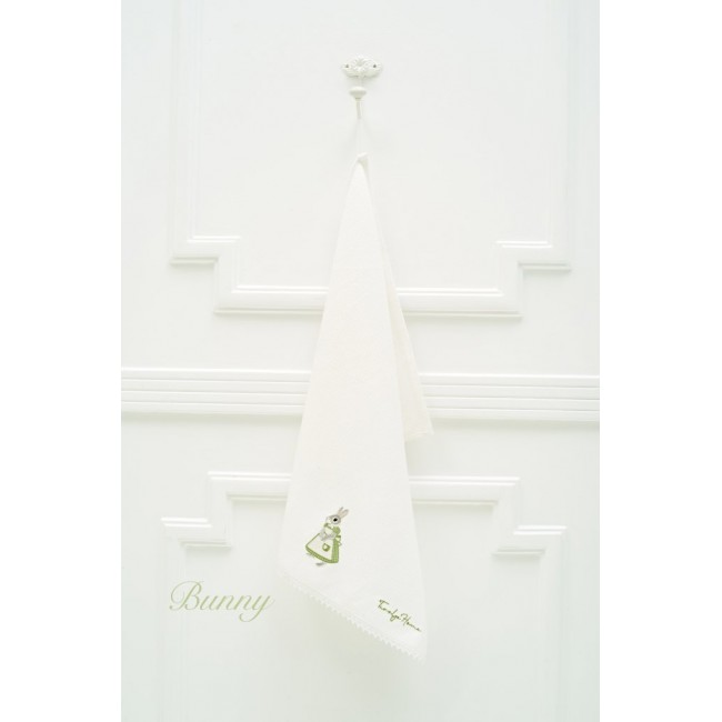 Кухонное полотенце Tivolyo Home BUNNY зелёный 50х70