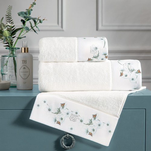 Салфетка Tivolyo Home RUSTICA синий 3 предмета