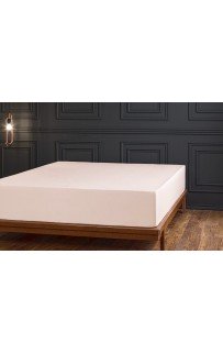 Простыня на резинке Tivolyo Home розовый Евро
