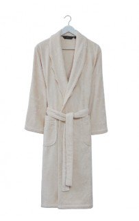 Халат женский Soft cotton STELLA кремовый L