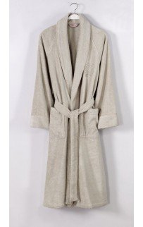 Халат мужской Soft cotton DELUXE бежевый S