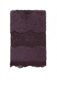 Полотенце Soft сotton STELLA фиолетовый 85х150