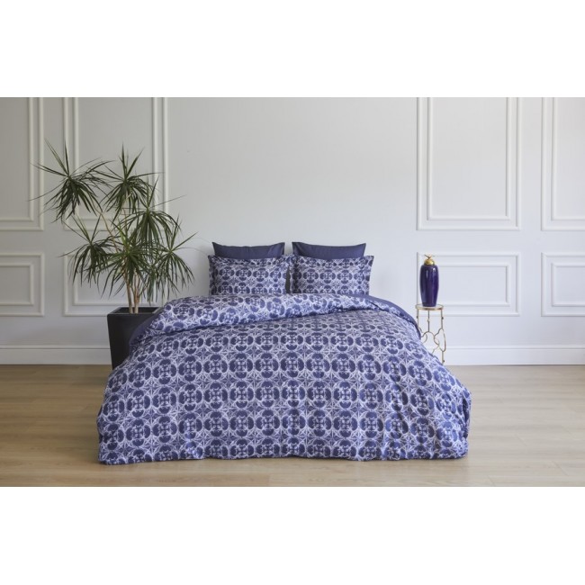 Комплект постельного белья Soft cotton MARCELLA синий Евро Комплект постельного белья Soft cotton MARCELLA синий Евро