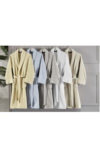 Халат мужской Soft cotton DELUXE голубой S