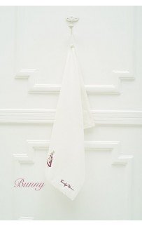 Кухонное полотенце Tivolyo Home BUNNY фиолетовый круглые 70Х70