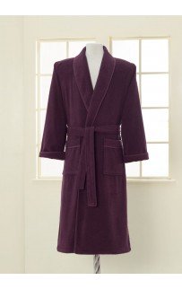Халат мужской Soft cotton LORD фиолетовый L