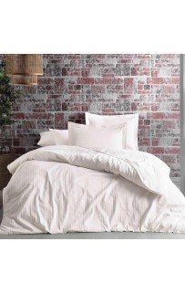 Комплект постельного белья Tivolyo Home JAQUARD бежевый Евро