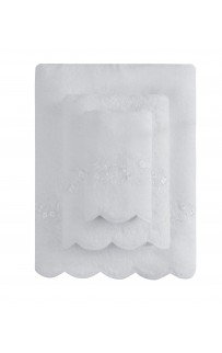 Полотенце Soft сotton SILVA белый 50х100