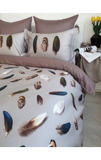 Комплект постельного белья Tivolyo Home GALA бежевый семейный