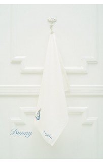 Кухонное полотенце Tivolyo Home BUNNY голубой круглые 70Х70