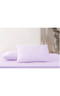 Простыня Tivolyo Home сатин лиловый KING SIZE
