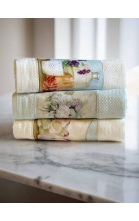 Кухонное полотенце Tivolyo Home BLUEBELL ассорти 3 предмета