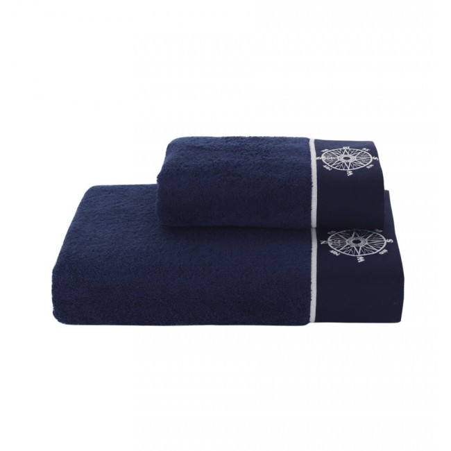 Полотенце Soft cotton MARINE LADY тёмно-синий 50х100
