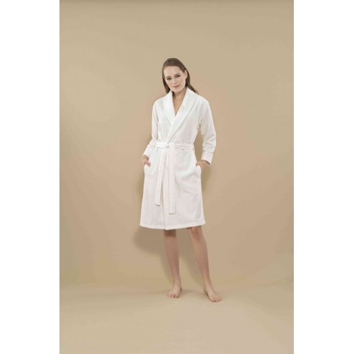 Халат женский Tivolyo home ANTOINETTE кремовый S