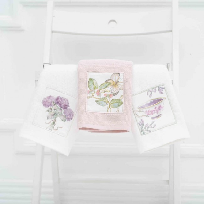 Кухонное полотенце Tivolyo Home BERGAMO ассорти 3 предмета