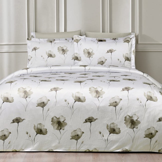 Комплект постельного белья Tivolyo Home DITSY бежевый Евро Комплект постельного белья Tivolyo Home DITSY бежевый Евро