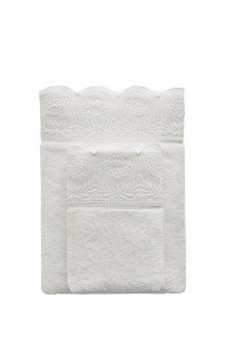 Полотенце Soft cotton QUEEN молочный 50х100