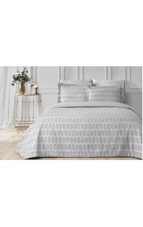 Покрывало Tivolyo Home ATLANTS серый Евро