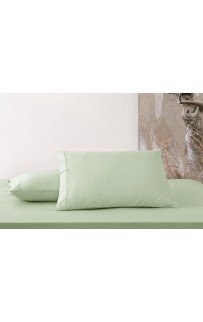 Простыня на резинке Tivolyo Home зелёный Евро
