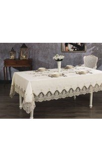 Скатерть Grazie home LISA бежевый 160х220