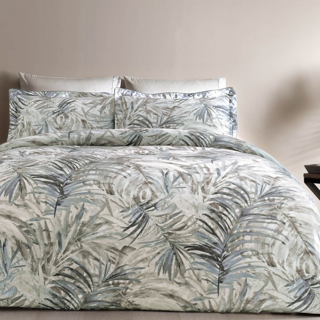 Комплект постельного белья Tivolyo Home ALDA серый Евро