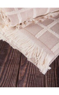 Набор полотенец Tivolyo Home CHANEL бежевый 2 предмета