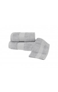 Полотенце Soft cotton DELUXE серый 50х100