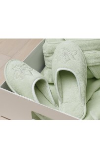 Тапочки Soft cotton LILIUM светло-зеленый 37/38