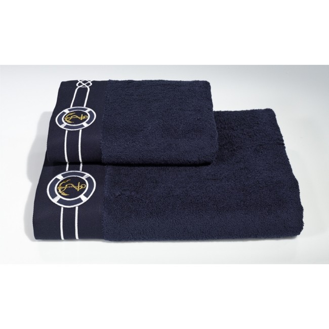 Полотенце Soft cotton MARINE тёмно-синий 50х100