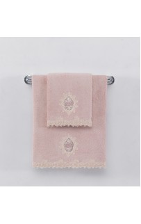 Полотенце Soft сotton DESTAN тёмно-розовый 85х150
