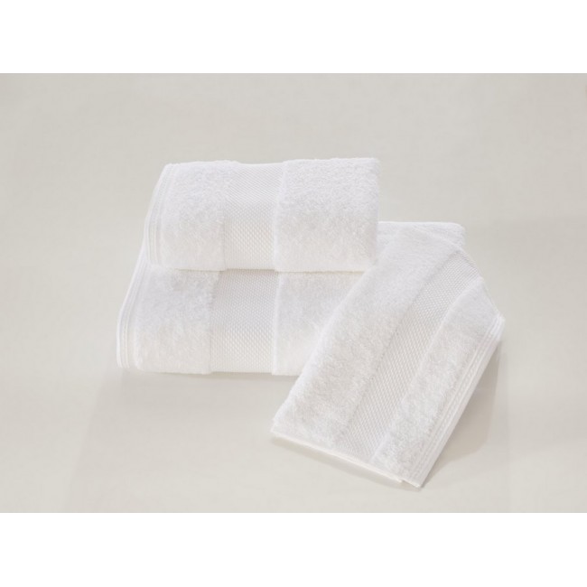 Полотенце Soft cotton DELUXE белый 50х100