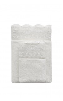 Полотенце Soft cotton QUEEN молочный 50х100