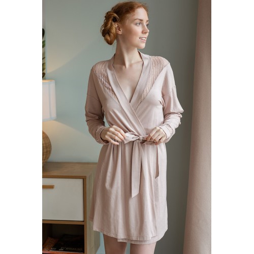 Халат K-16 Розовый S