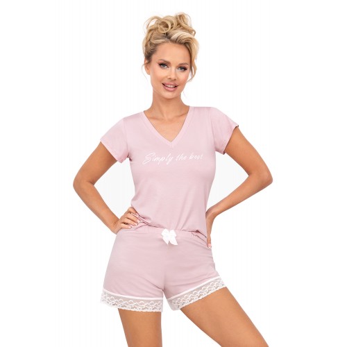 Simply 1/2 pyjamas Powder Pink L