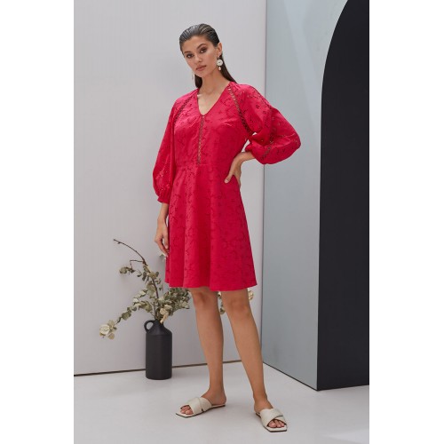 Платье 55347-2 Фуксия XS